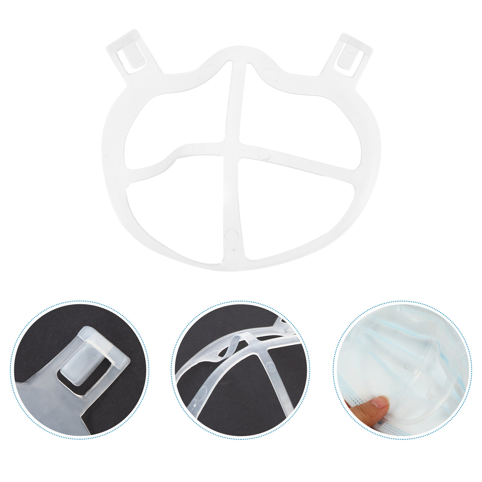 Silicone Mask Bracket - 10Pcs Mask Holder Inner Support Breathable