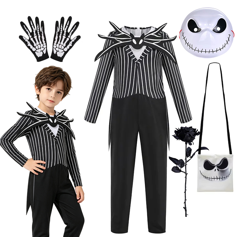 Halloween Boys Pumpkin King Sk - Black Face Mask Pack recension och pris