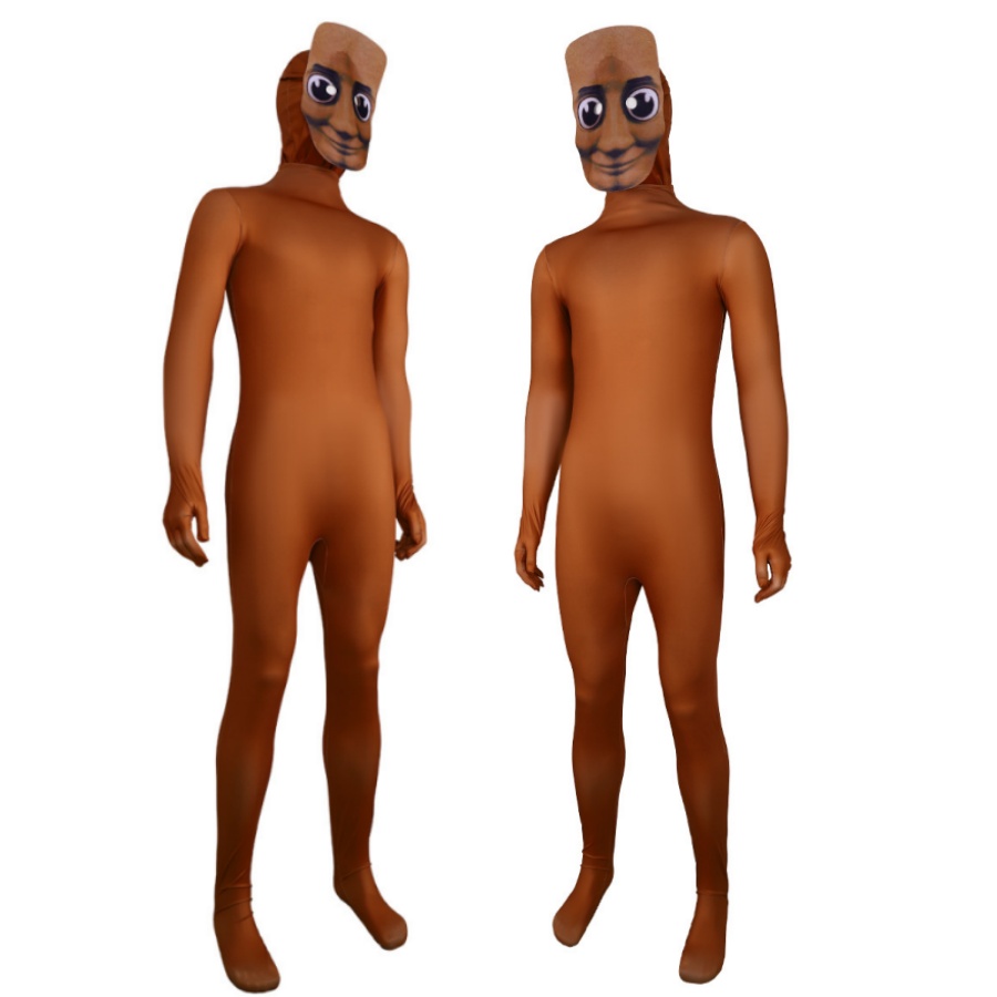 Yellow bodysuit party cosplay  - Kids Face Mask recension och pris