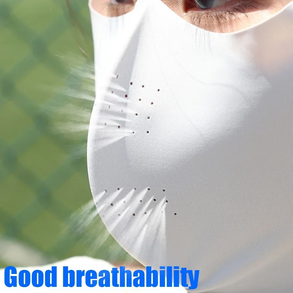 UV Protection Ice Silk Face Ma - Sports Mask Breathable recension och pris