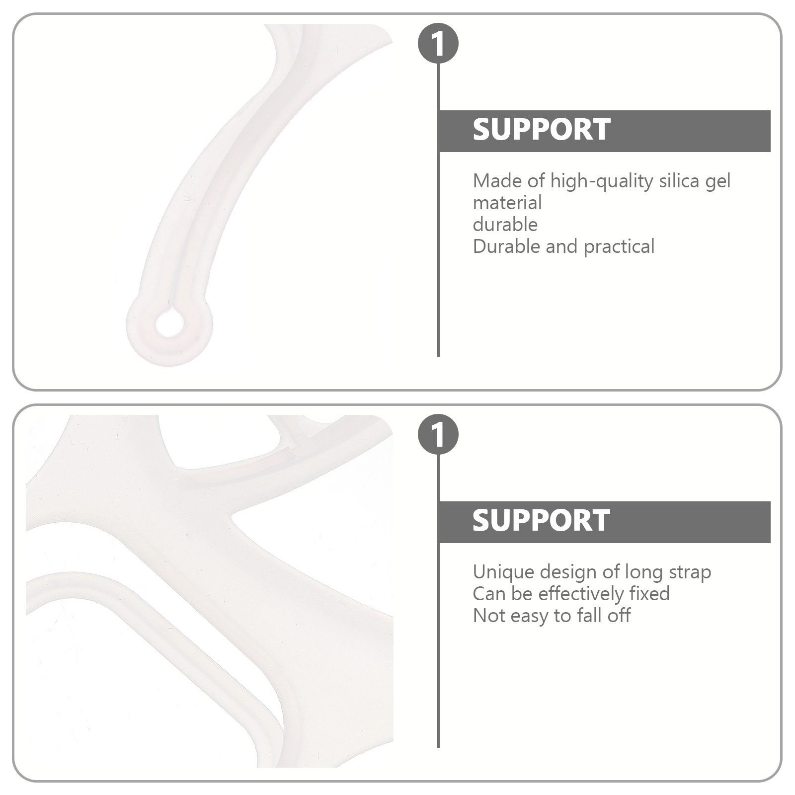 5PCS Mask Inner Bracket Silico - Silicone Mask Bracket recension och pris